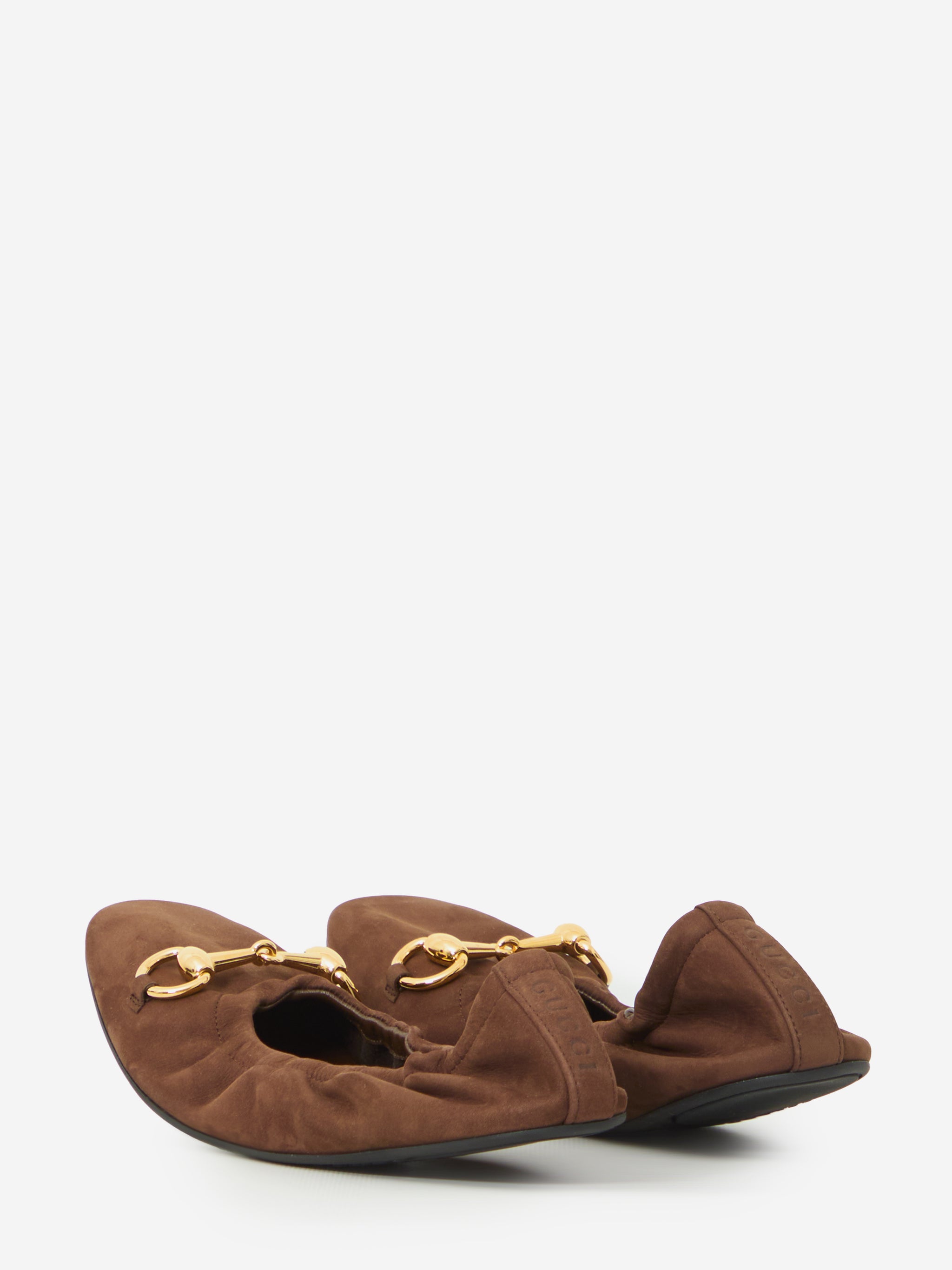 prima ballerina flat in suede