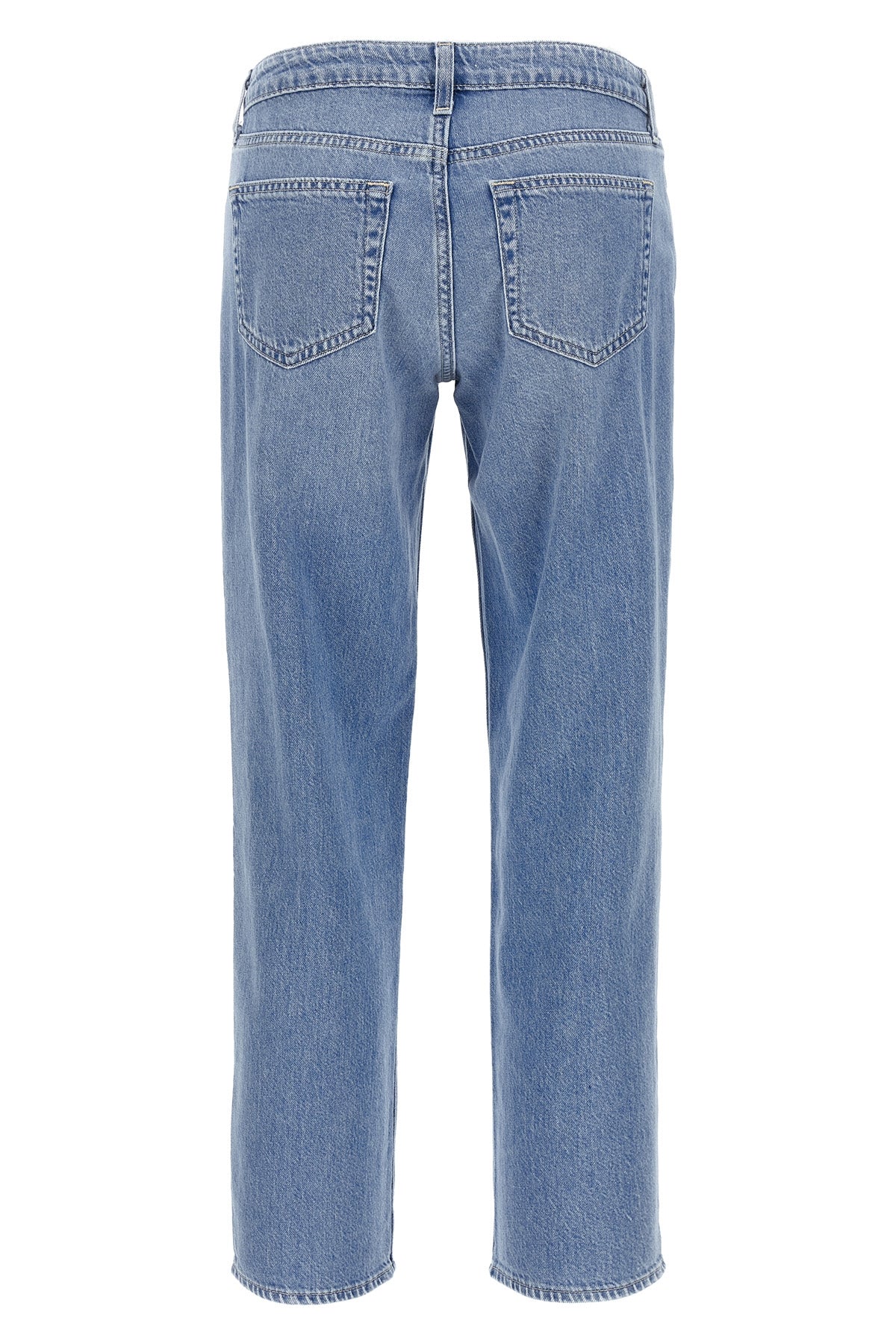 nevia medium wash cotton denim jeans