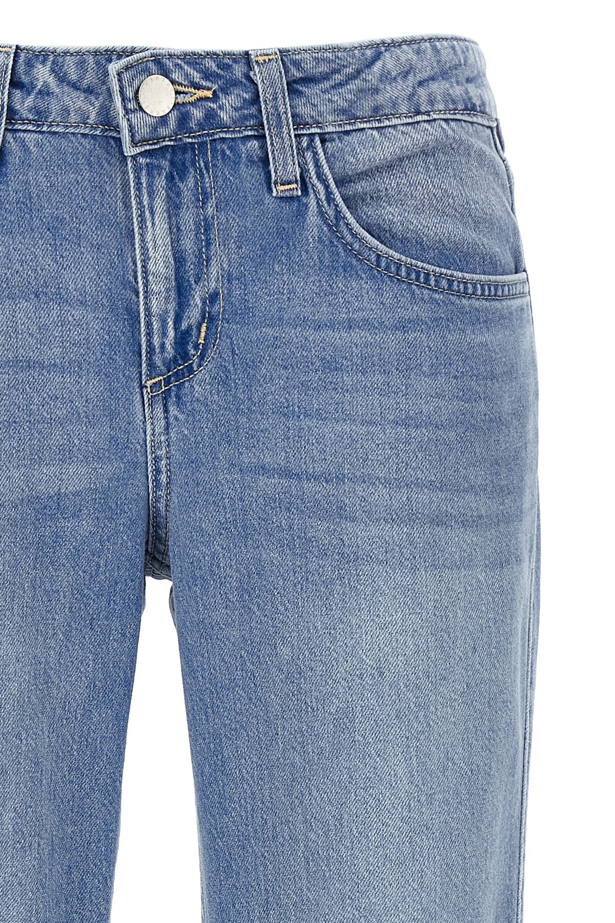 nevia medium wash cotton denim jeans