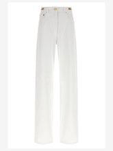 VERSACE 25 white cotton jeans 