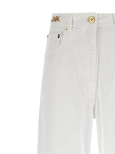VERSACE 25 white cotton jeans 
