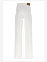 VERSACE 25 white cotton jeans 