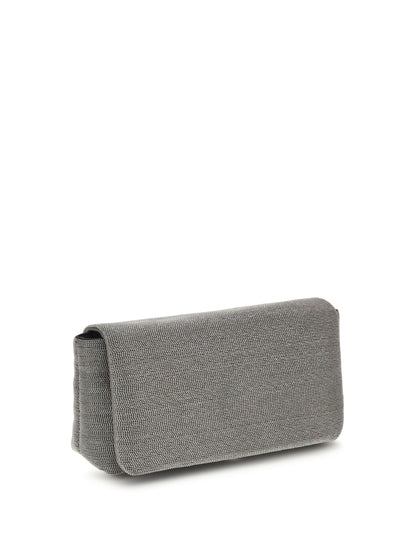 BRUNELLO CUCINELLI OS precious flap shoulder bag