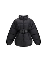 BALENCIAGA M belted hourglass short puffer