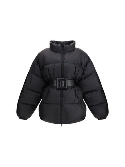 BALENCIAGA M belted hourglass short puffer