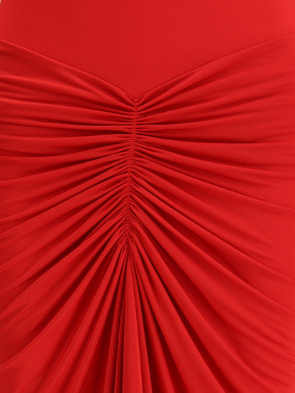 THE ANDAMANE 42 turtleneck long dress