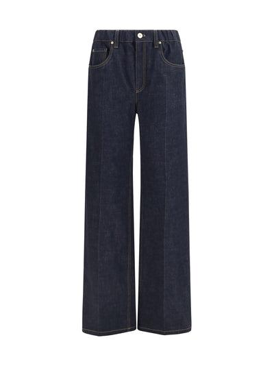palazzo denim pants