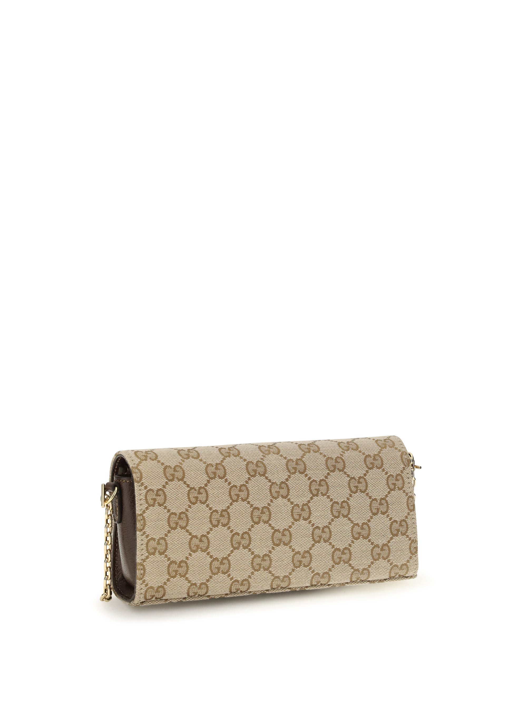 gg fabric chain wallet with horsebit