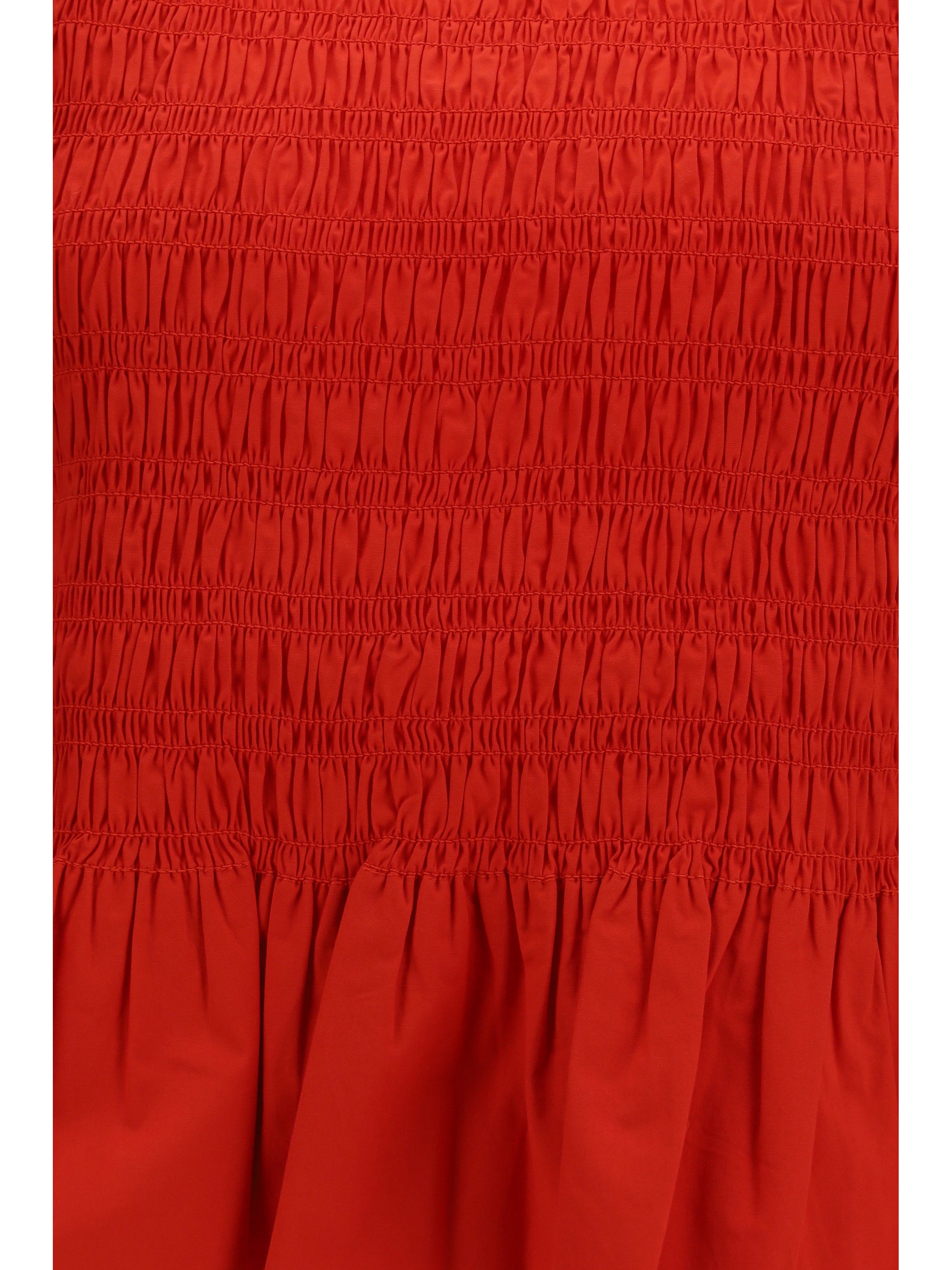 ruched cotton top with side bows