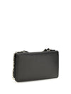 peekaboo leather chain wallet