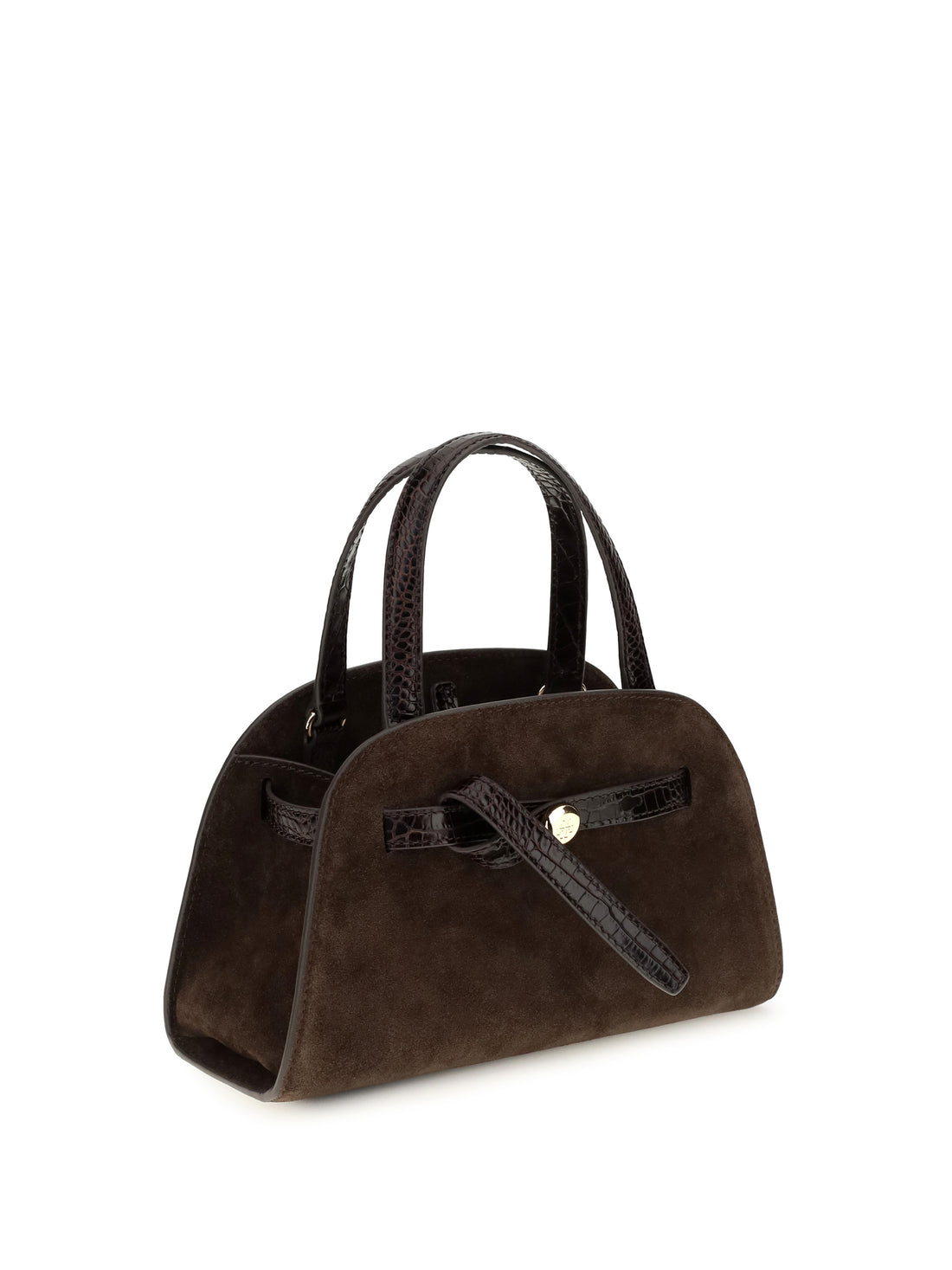 TORY BURCH OS romy suede small bauletto