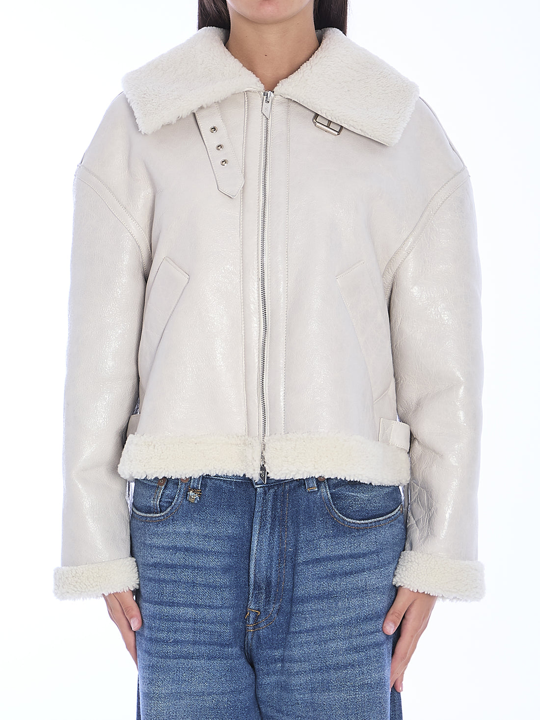 SALVATORE SANTORO 40 shearling jacket