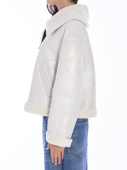 SALVATORE SANTORO 40 shearling jacket