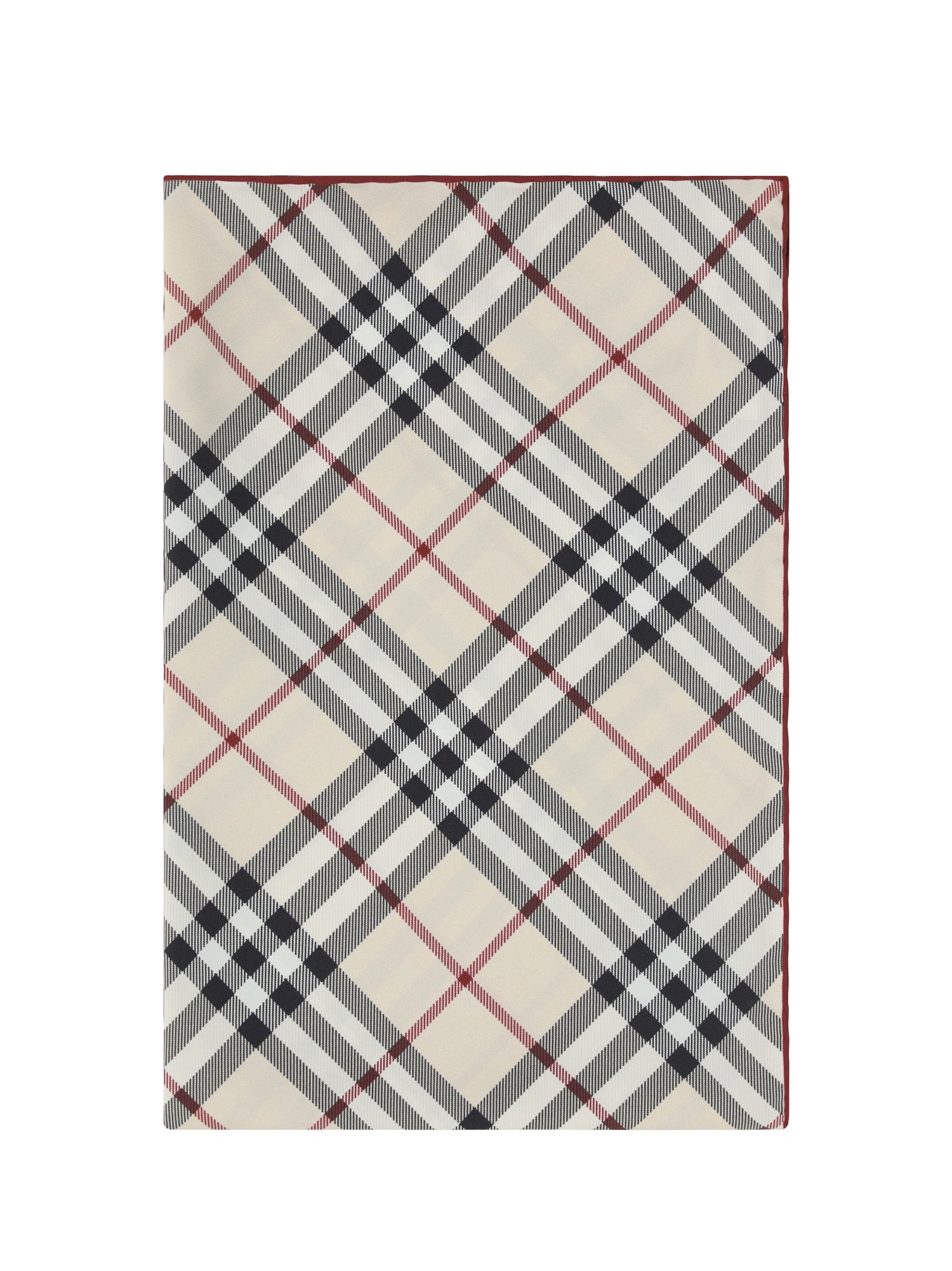 BURBERRY OS silk scarf