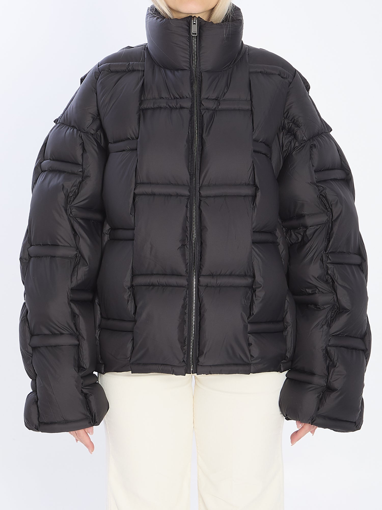 RAXXY M oversized quilted down jacket