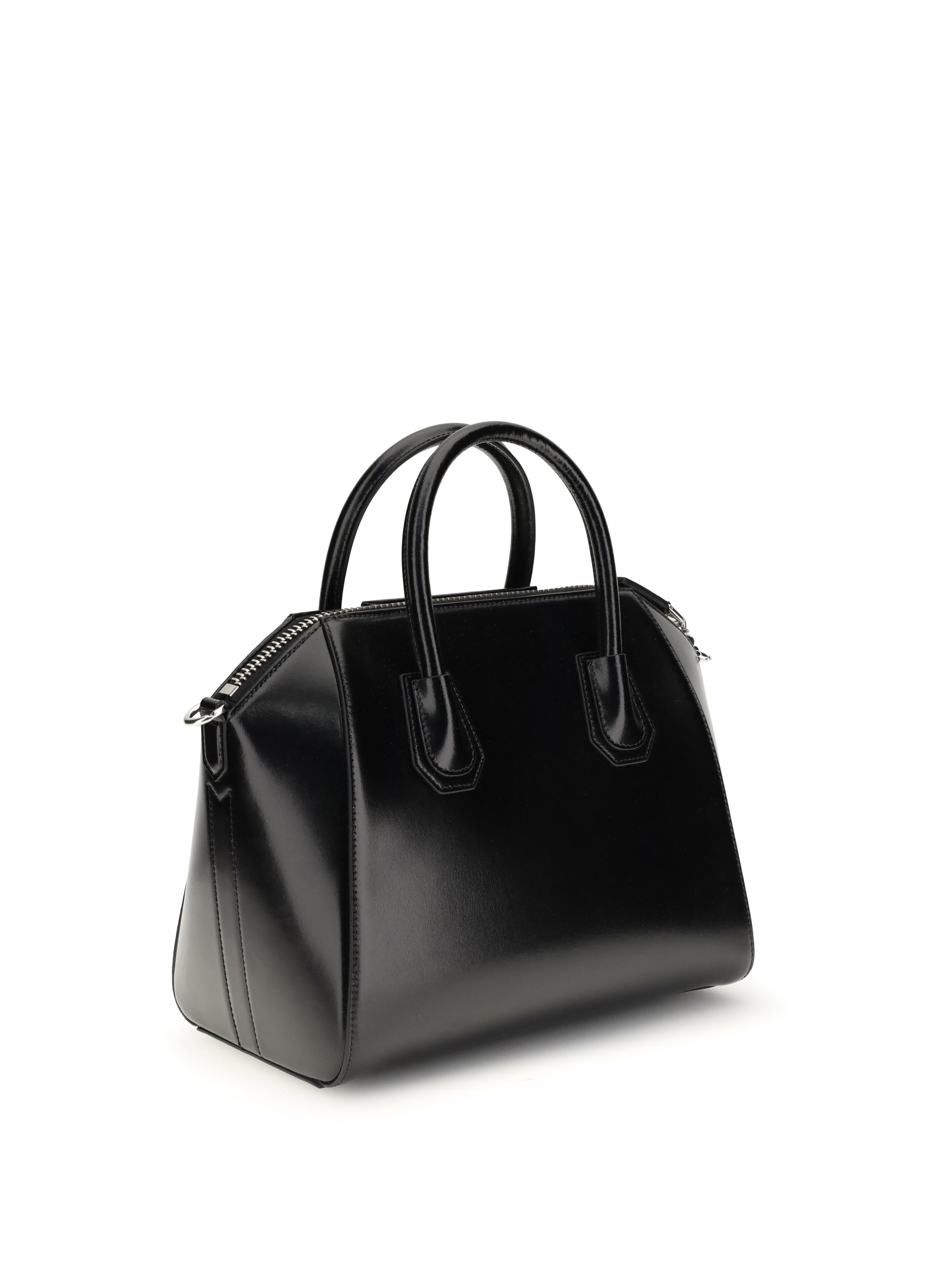 antigona small leather box handbag