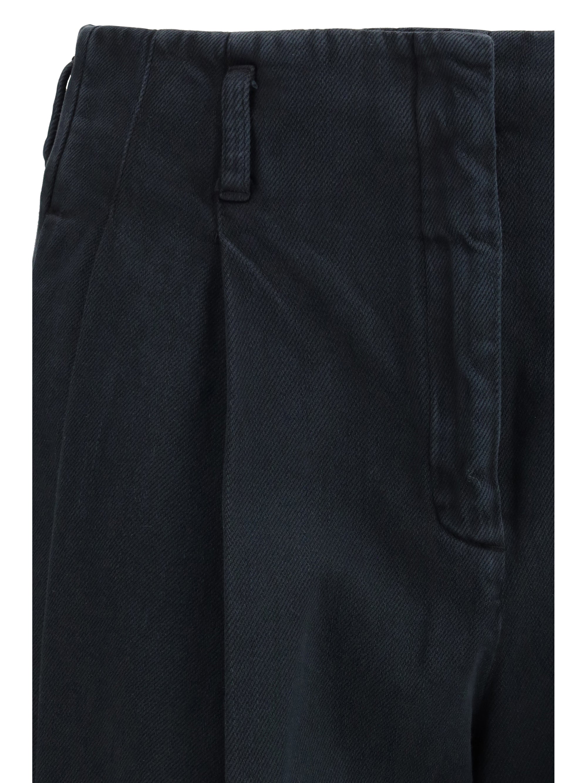 cotton denim pants