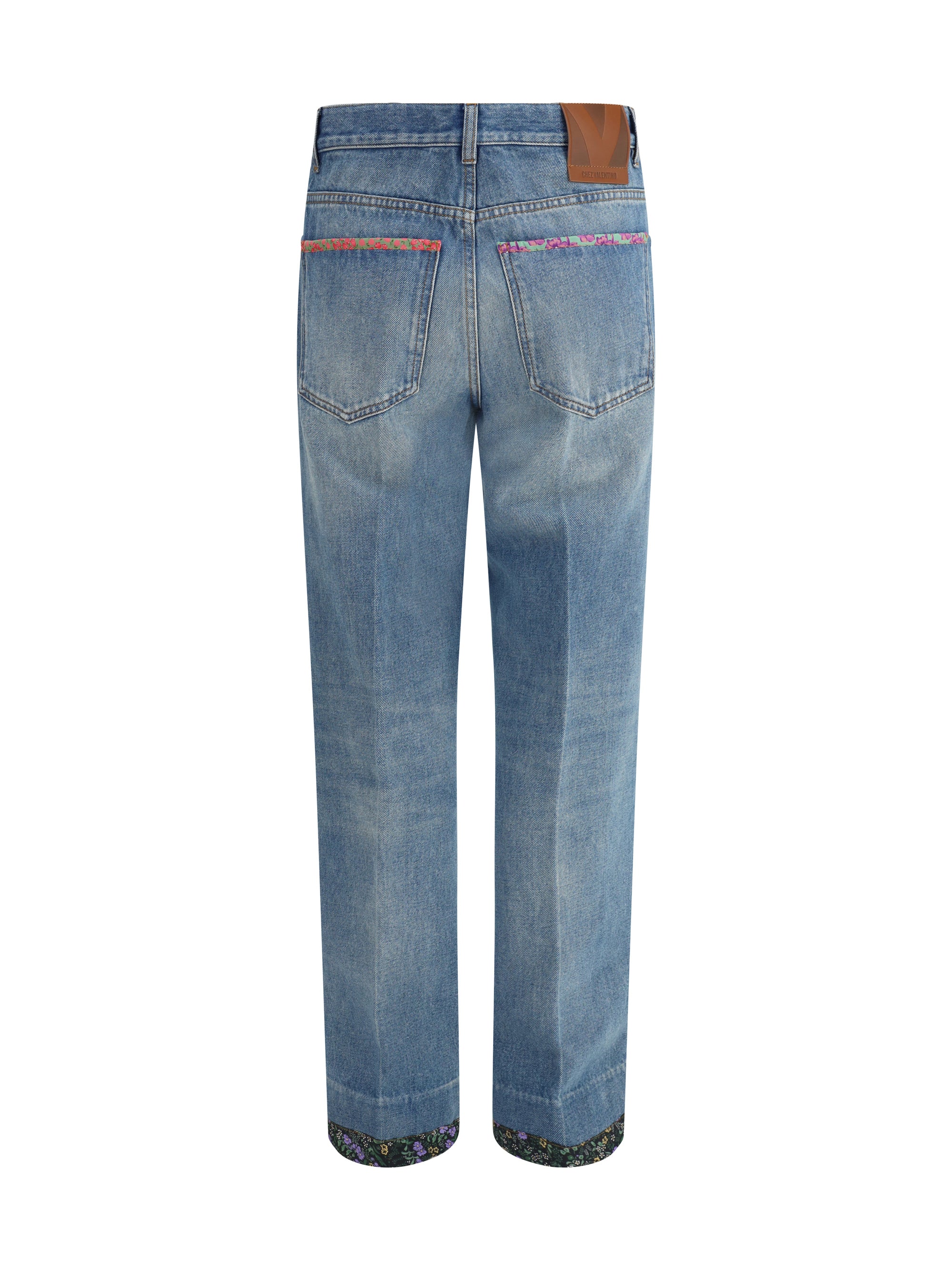 VALENTINO 29 jeans with floral details