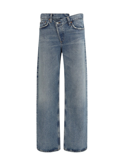 AGOLDE 24 arc criss cross jeans 