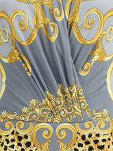 VERSACE 40 leopard draped bodysuit 