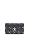 rockstud spike quilted nappa shoulder bag