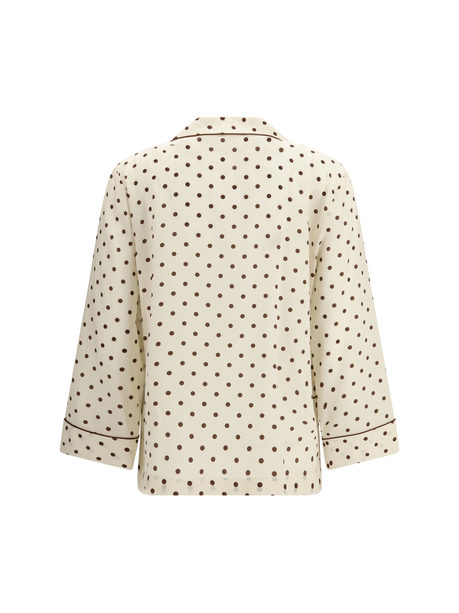 P.A.R.O.S.H. L polka-dot silk shirt