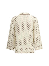 P.A.R.O.S.H. L polka-dot silk shirt