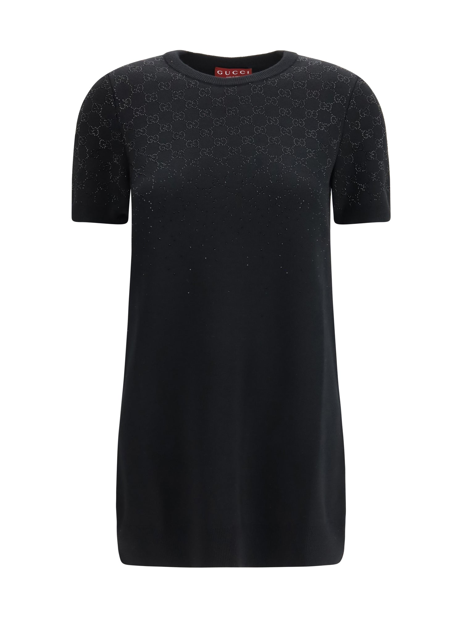 GUCCI M wool-blend mini dress