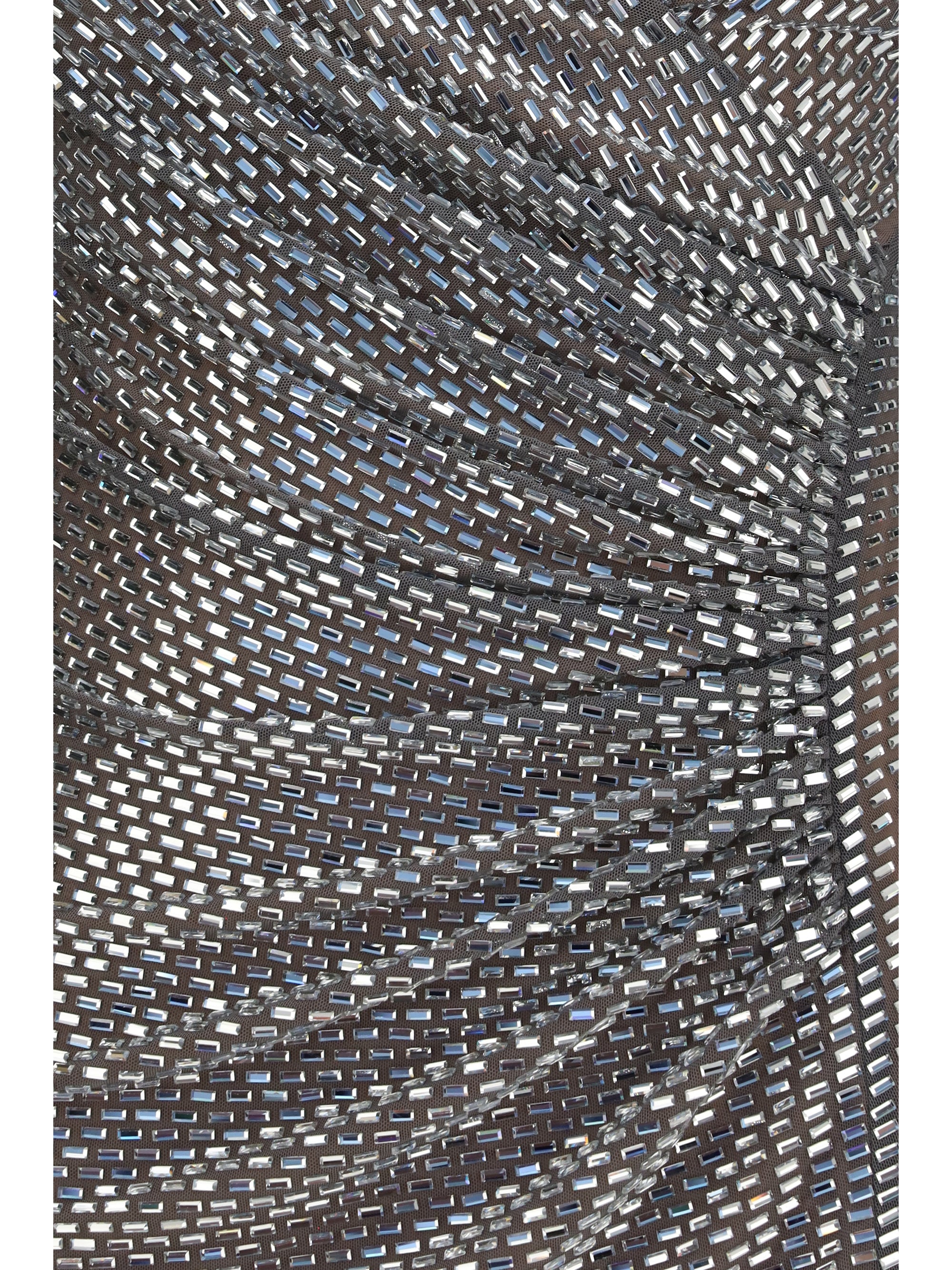 jewel-detail wrap dress