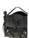 small voyou bucket handbag in glossy leather