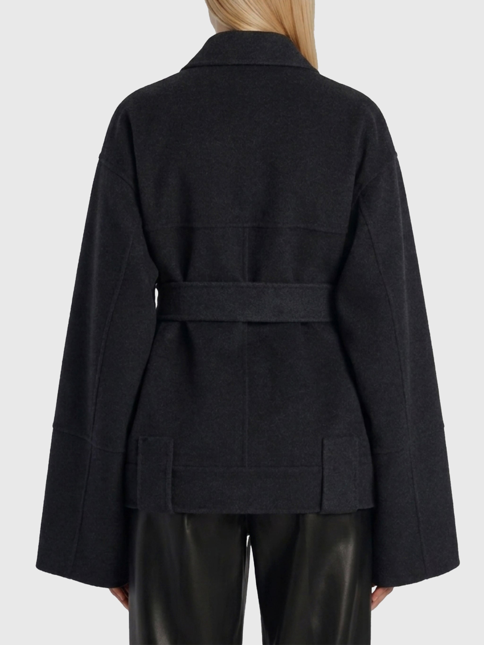 alder charcoal coat