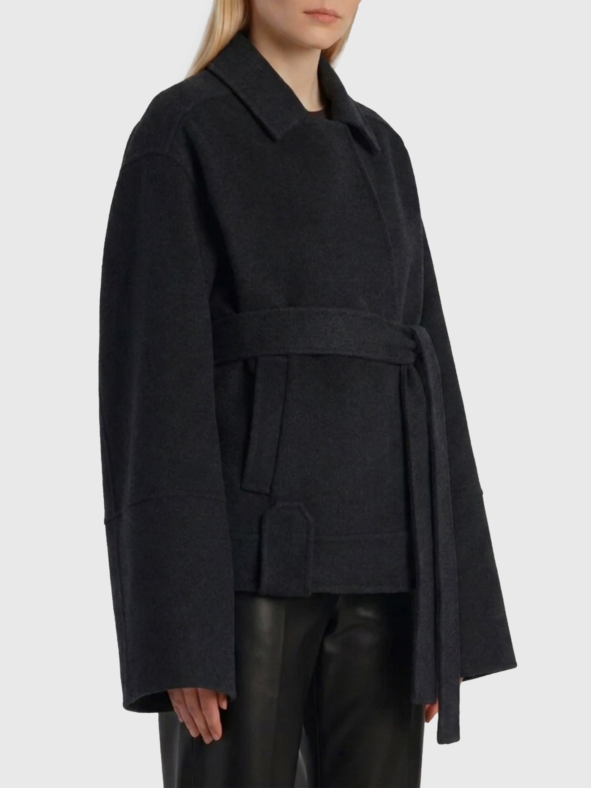 alder charcoal coat
