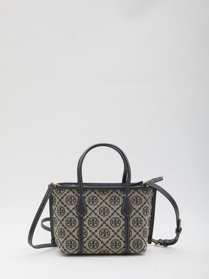 TORY BURCH OS perry t monogram shopping mini bag 