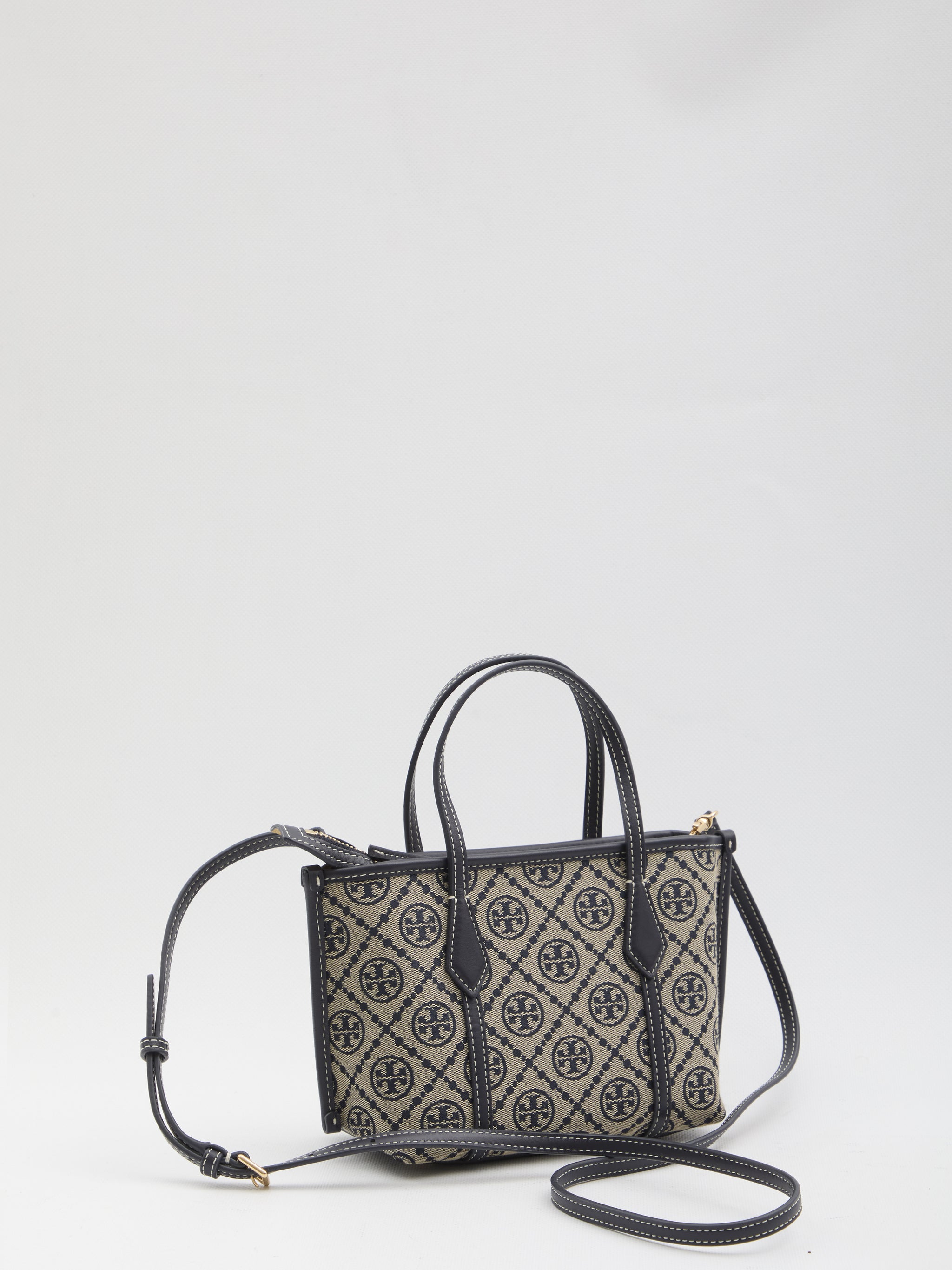 perry t monogram shopping mini bag