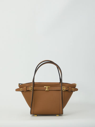 mini leather shopping bag