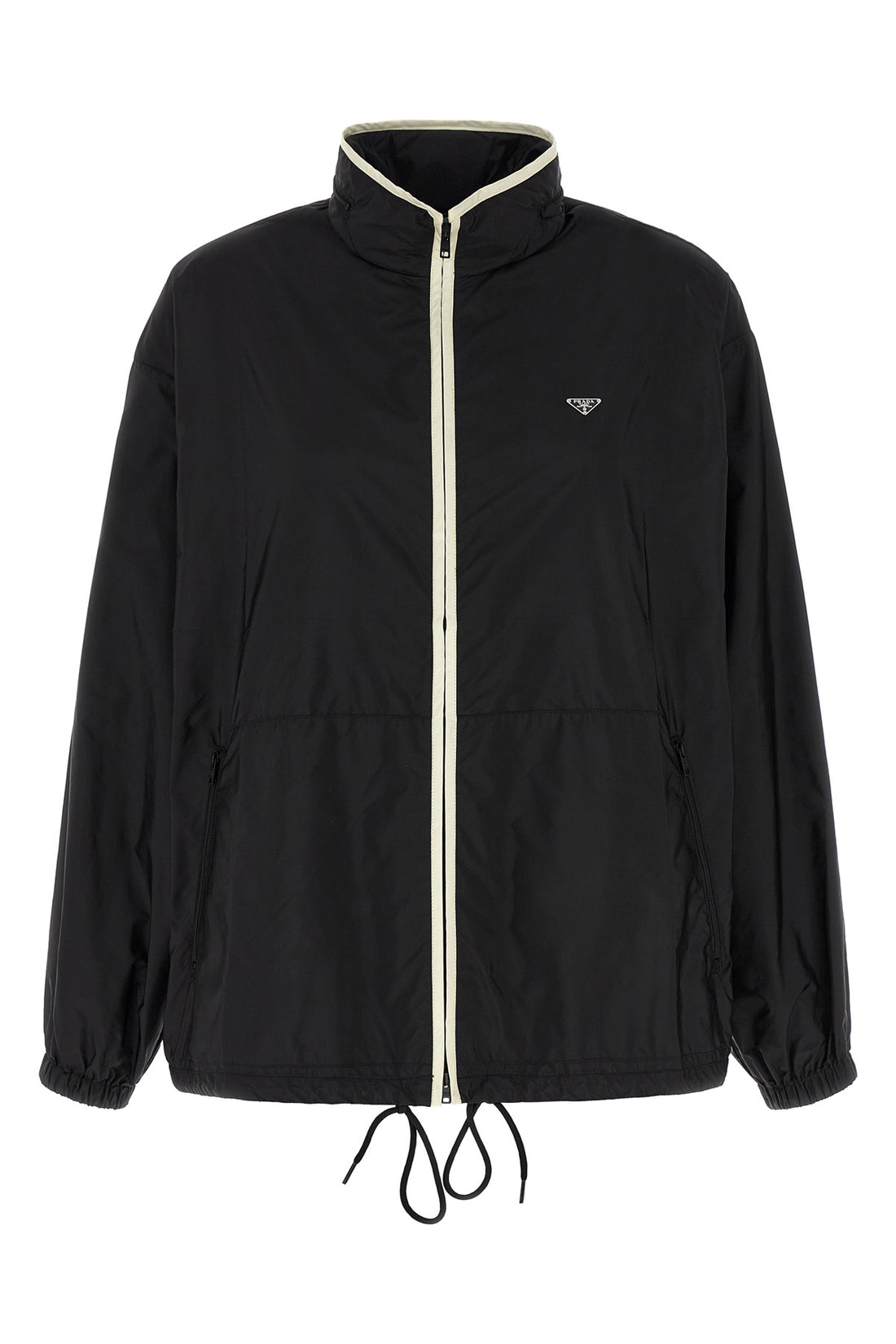 PRADA 40 re-nylon piuma anorak