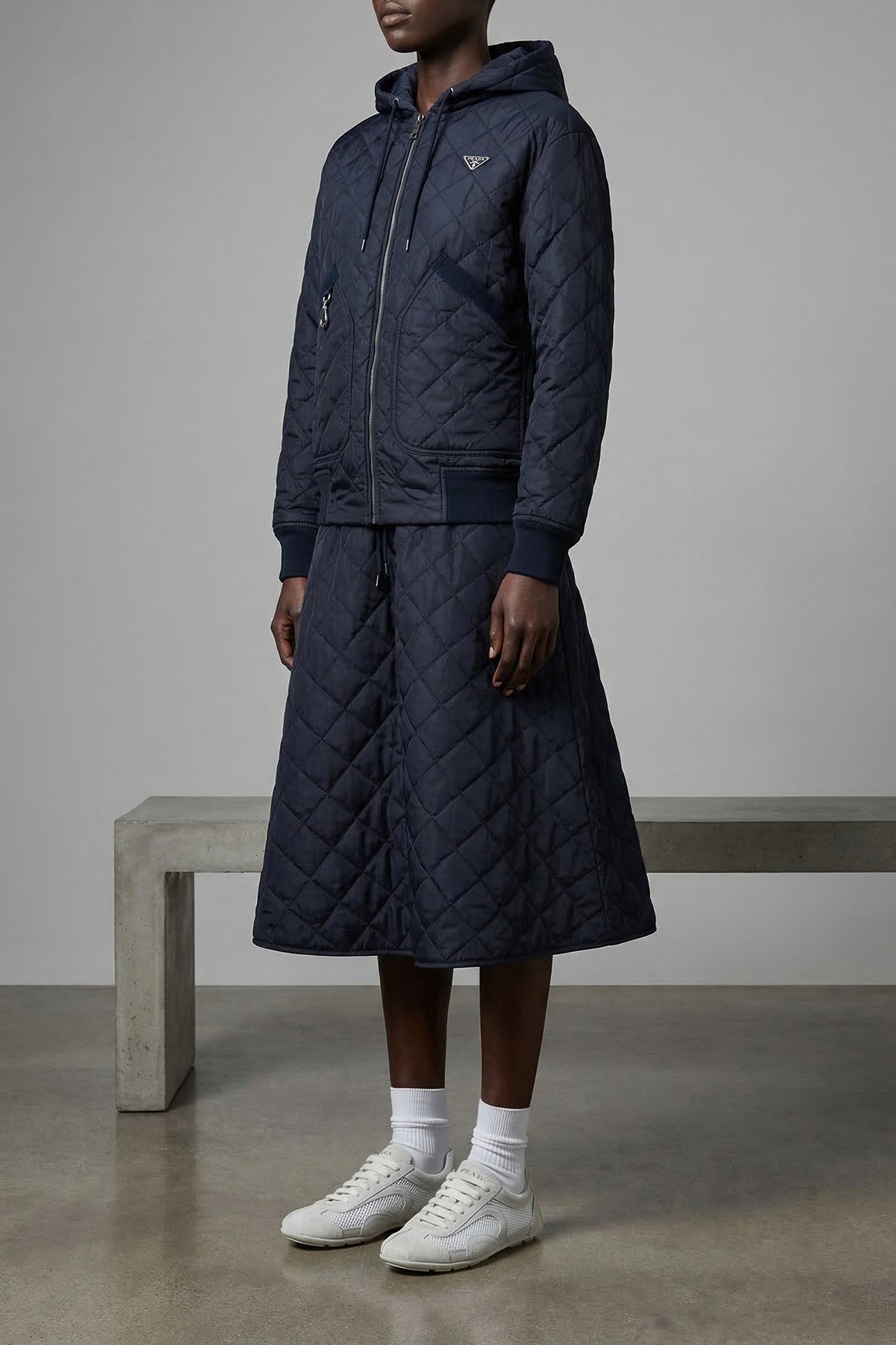 quilted nylon jacket