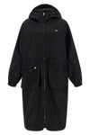 the prada re-nylon raincoat features an oversized silhouette