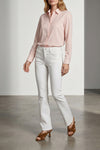 joanne garment-dyed stretch cotton denim jeans