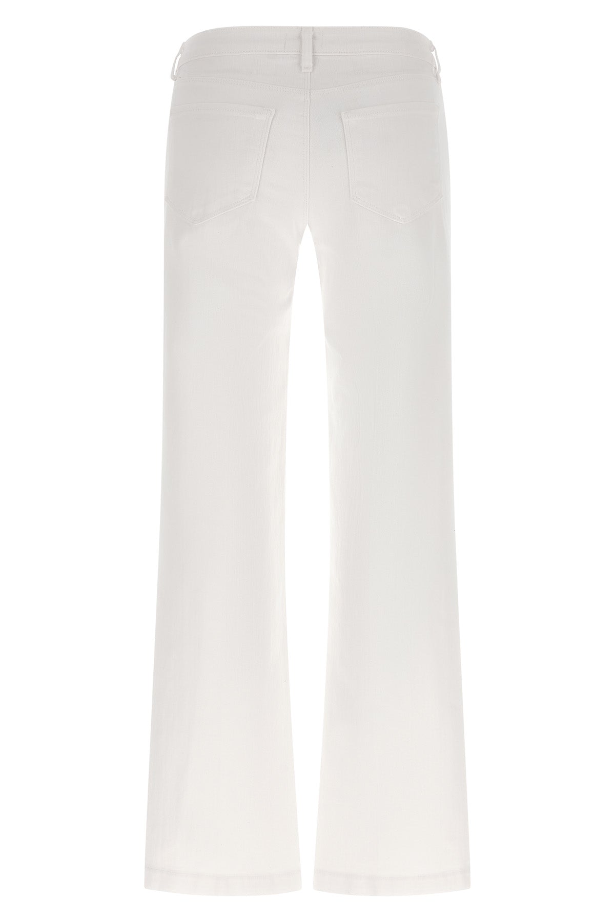 joanne garment-dyed stretch cotton denim jeans