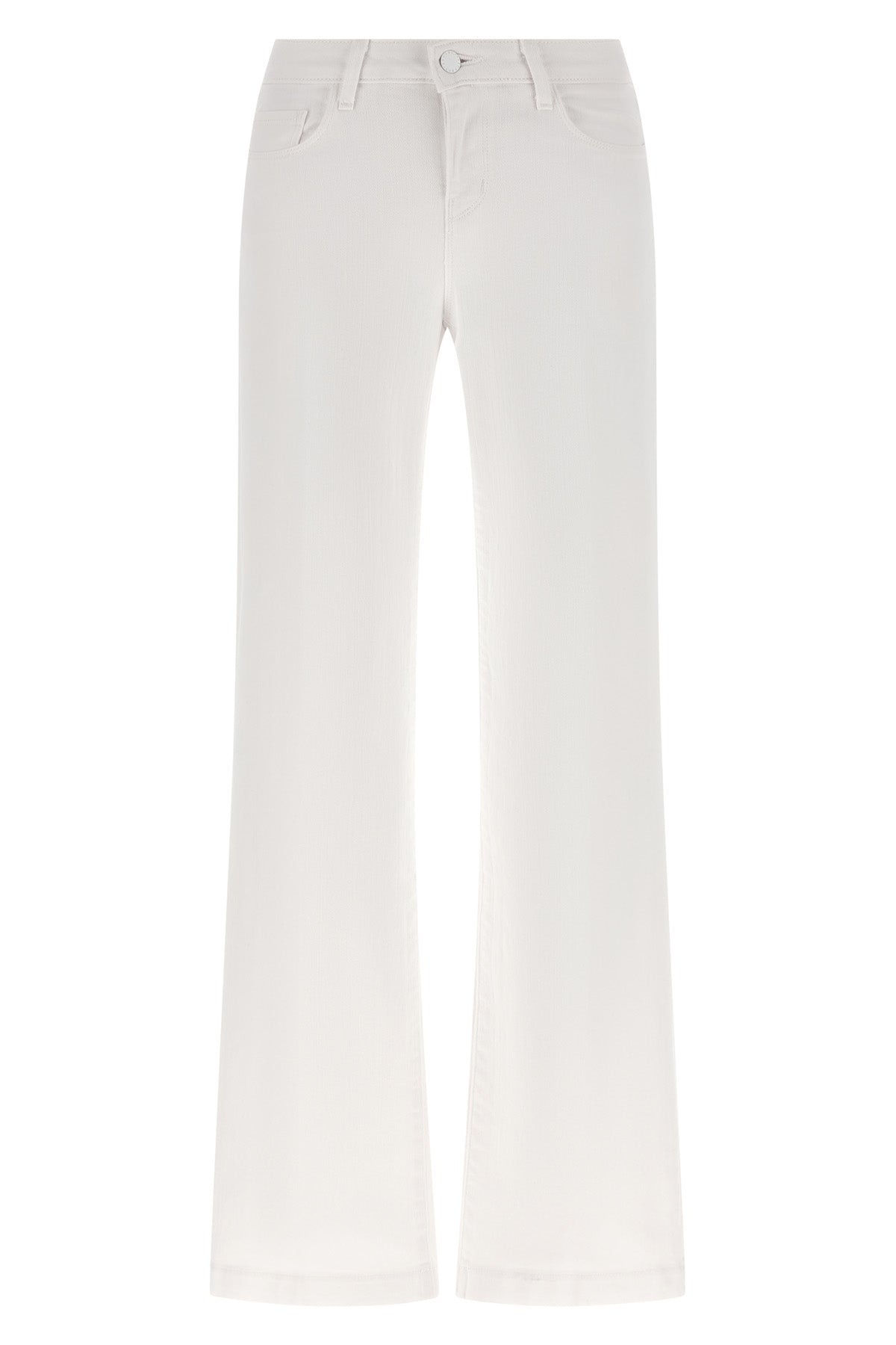 joanne garment-dyed stretch cotton denim jeans