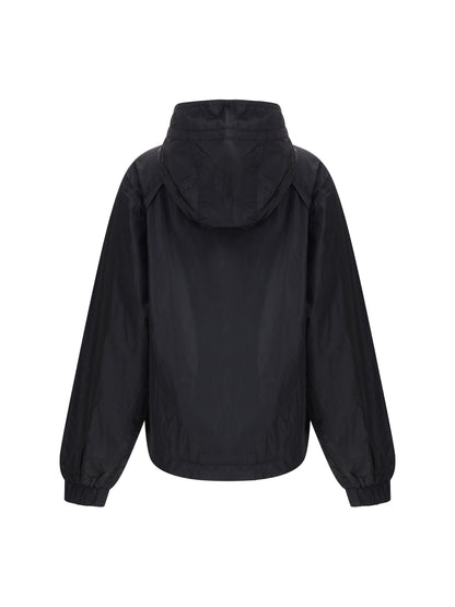 GANNI L-XL recycled nylon jacket