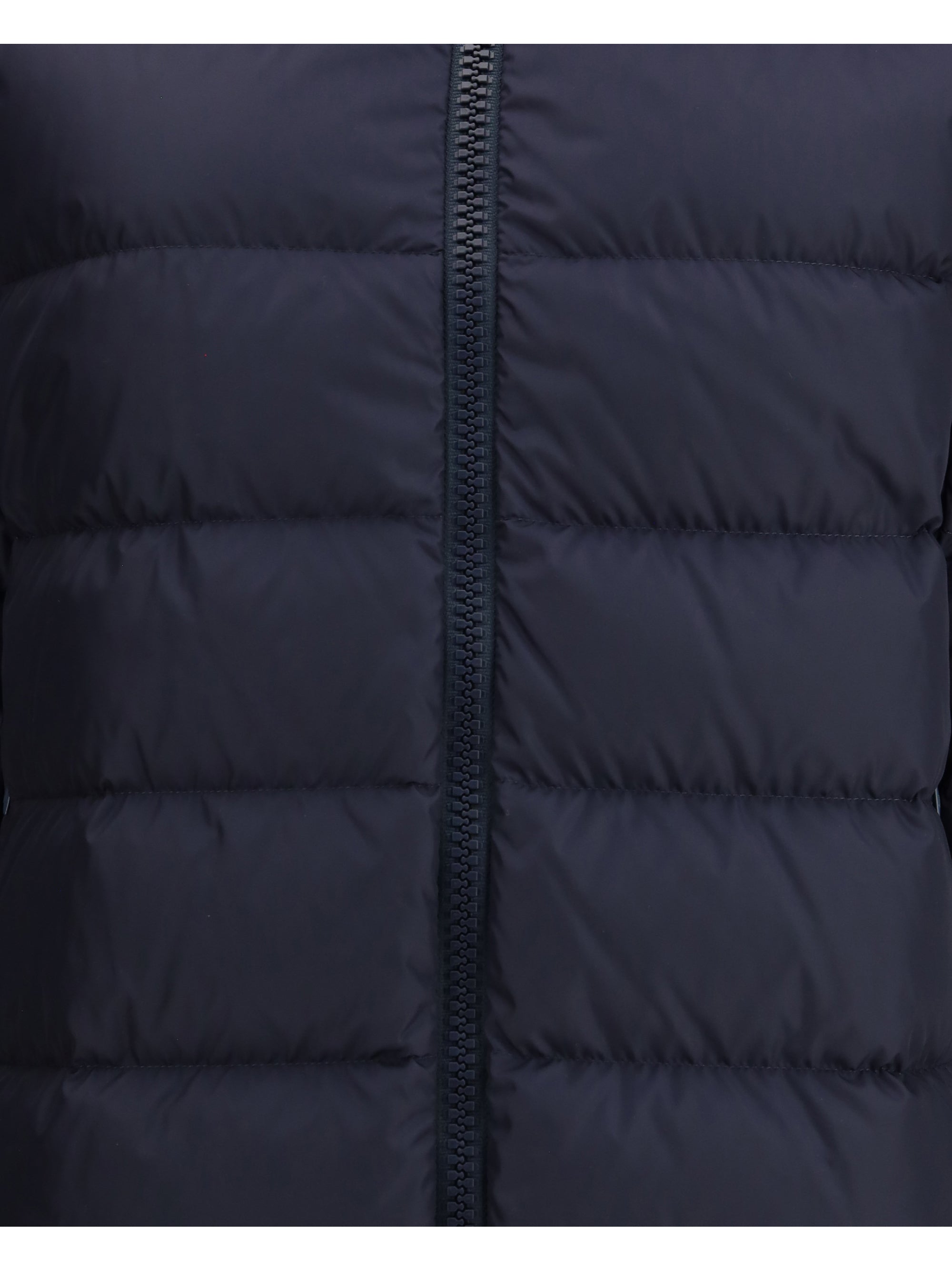 HERNO 40 hooded down jacket in dark blue