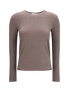 ribbed long-sleeve sweater
