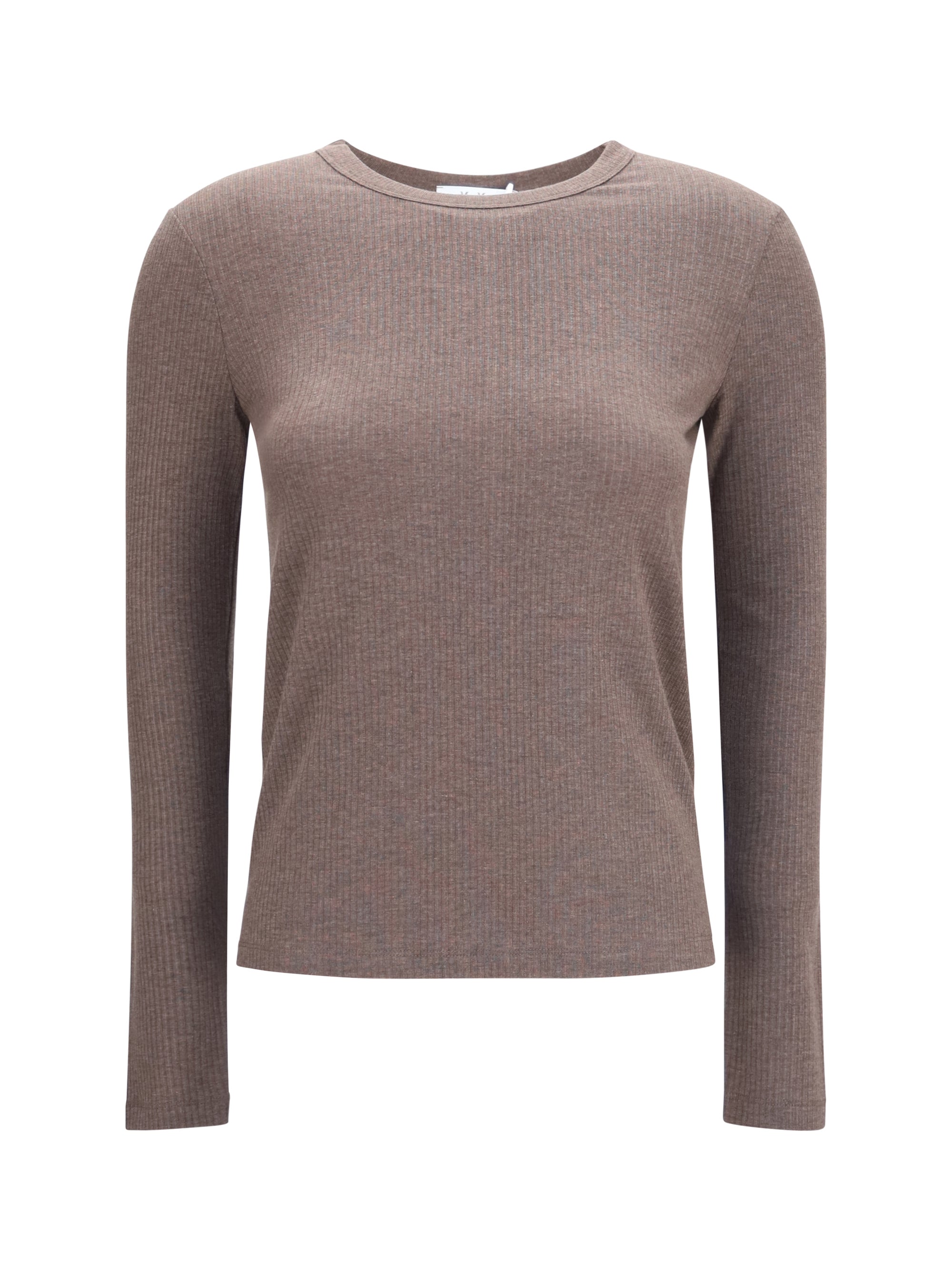 ribbed long-sleeve sweater