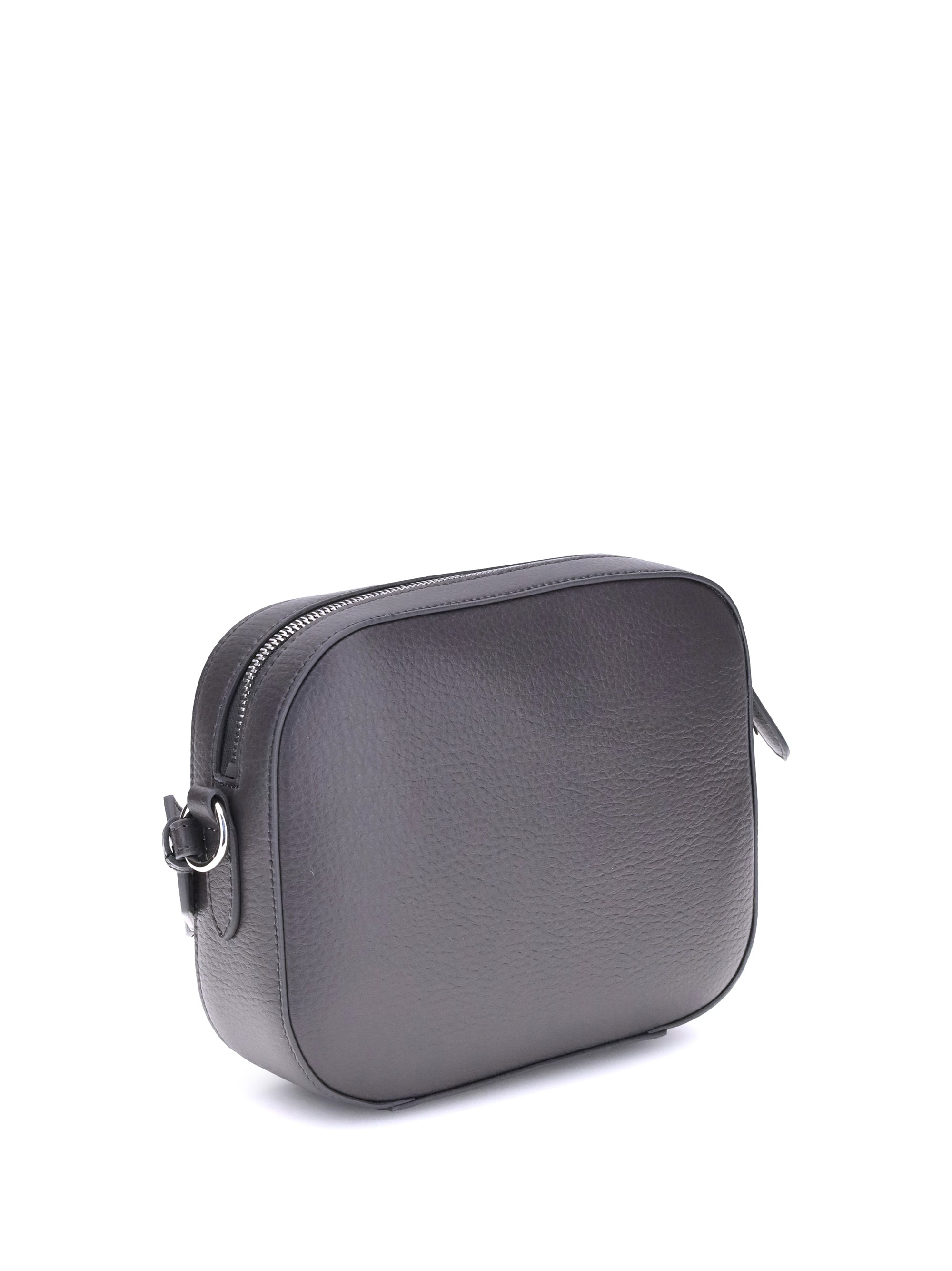 faux leather shoulder bag
