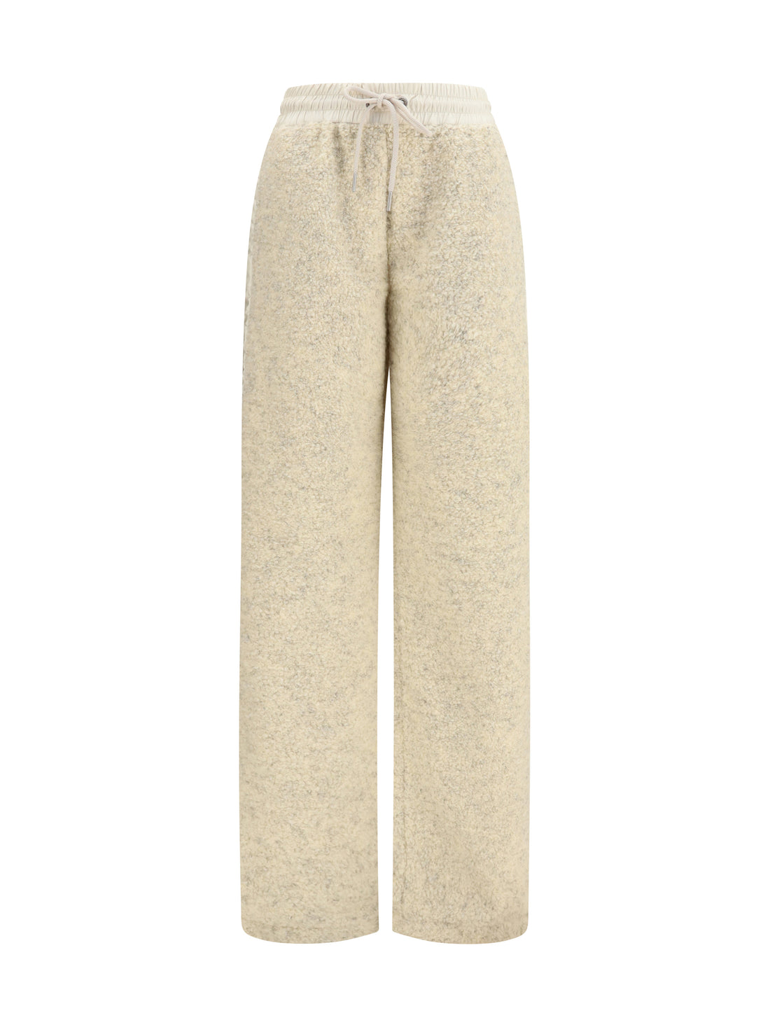 MONCLER L teddy-effect fleece sweatpants