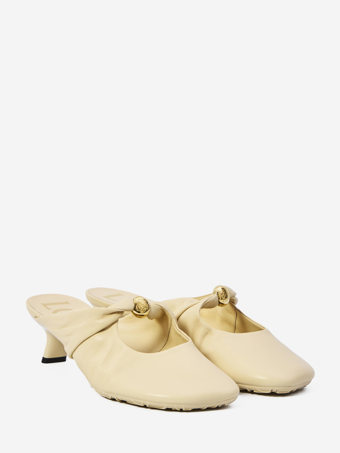LOEWE 36 pebble mules in nappa leather