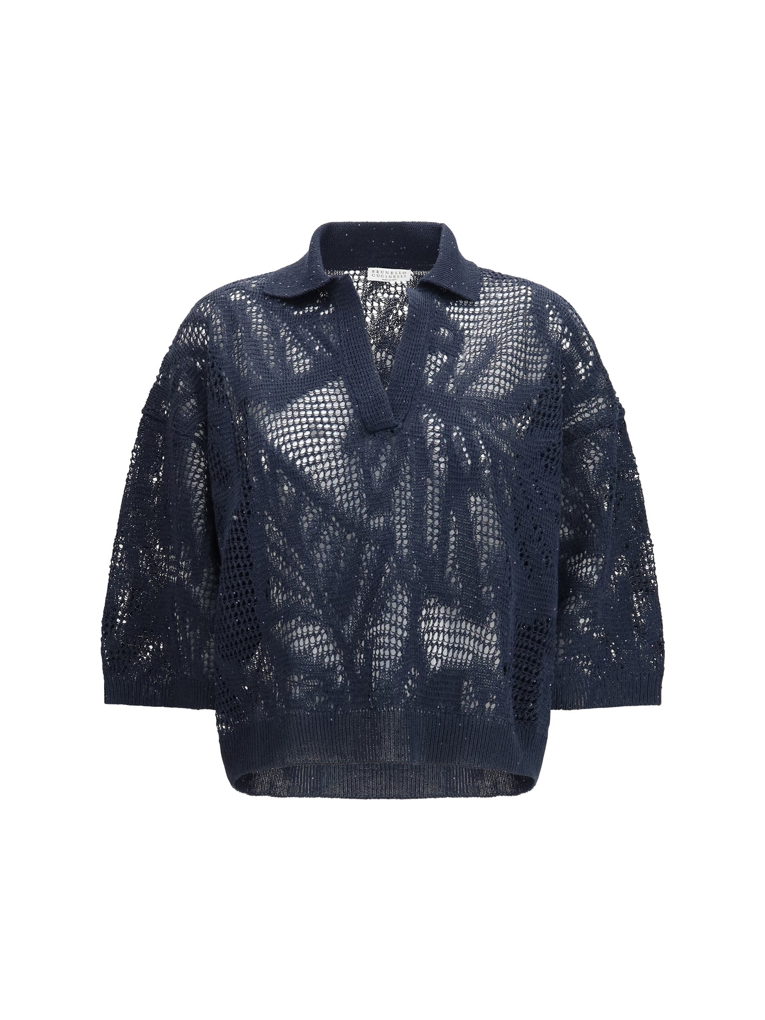 BRUNELLO CUCINELLI L dazzling water lillies polo shirt