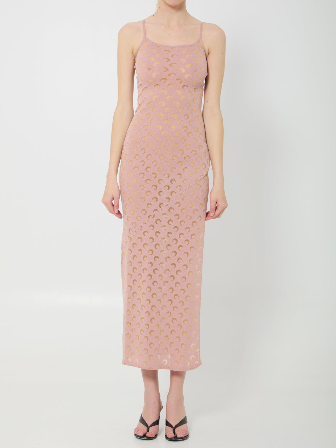 MARINE SERRE S moon devore maxi dress